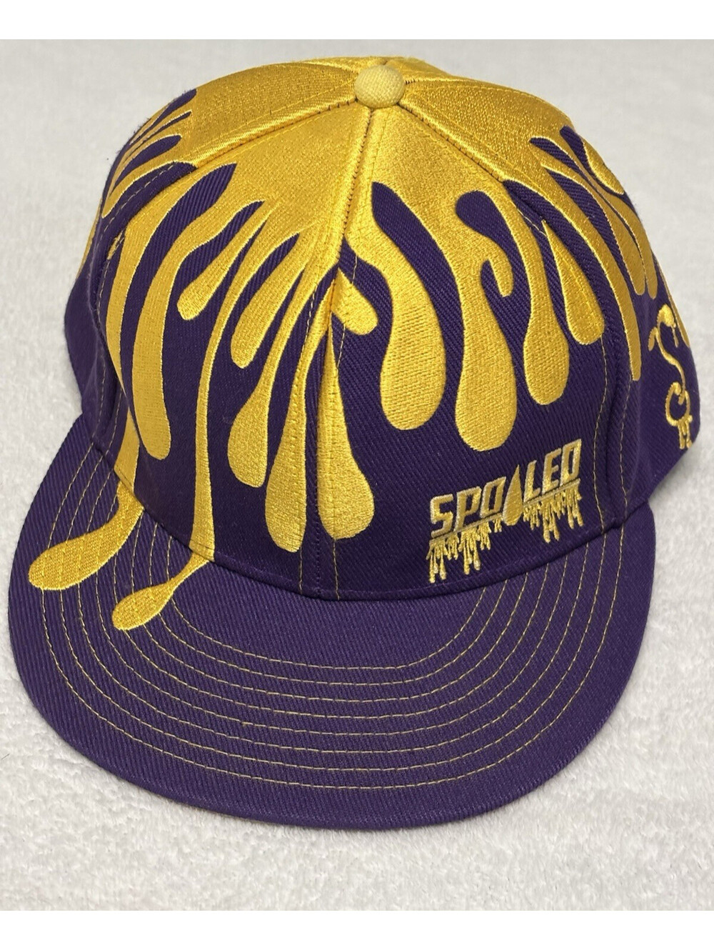 SPOILED Grass Roots Fitted Hat 7 1/2 || Limited Edition Bees Honey Purple